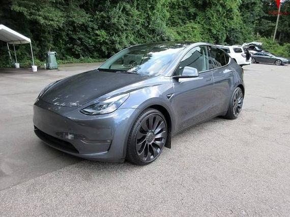 TESLA MODEL Y 2022 7SAYGDEF2NF366122 image